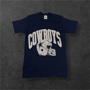 Vintage Logo 7 Dallas Cowboys T Shirt NFL